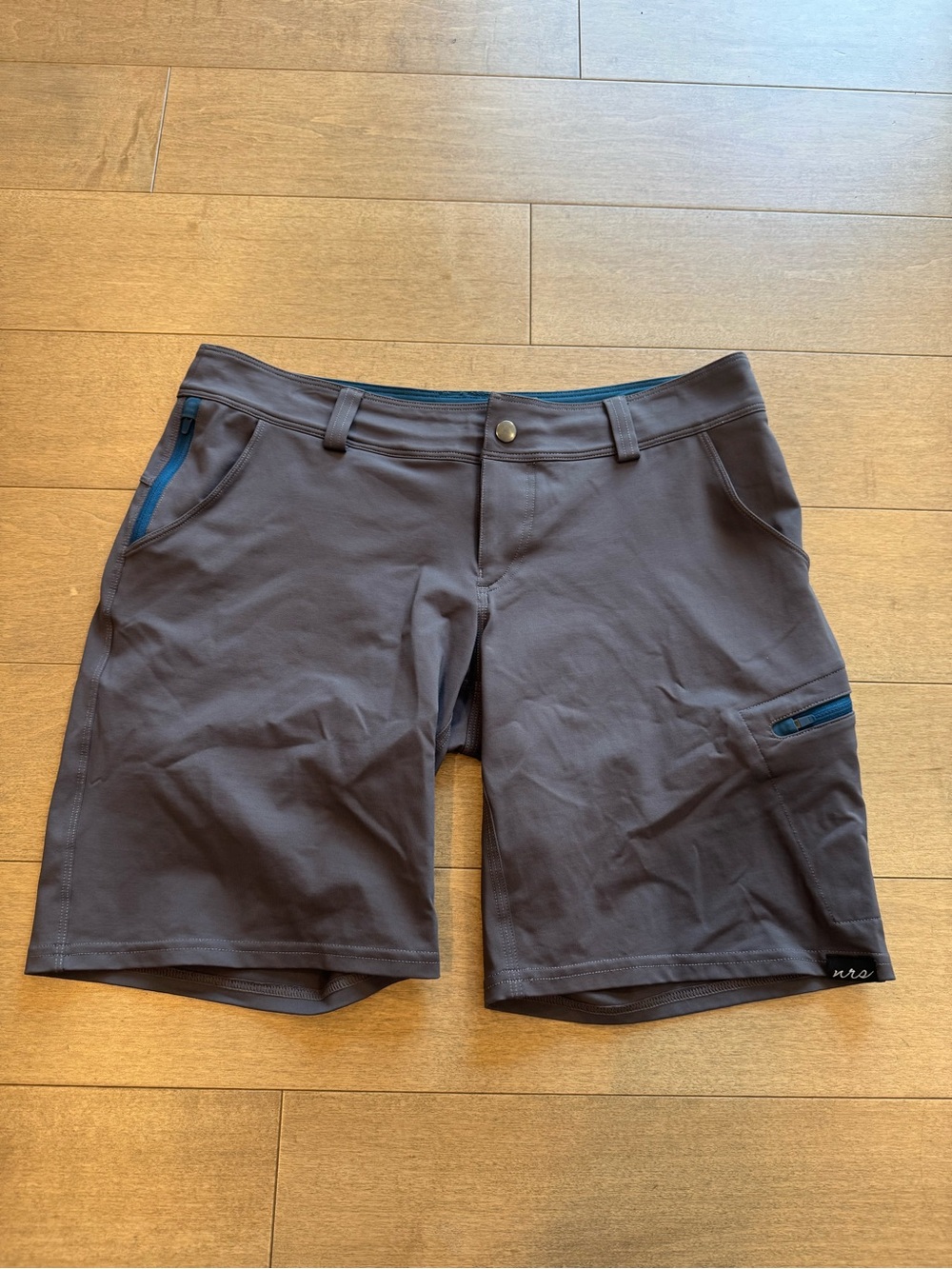 Women's Cargo Shorts - Charcoal Utility Style